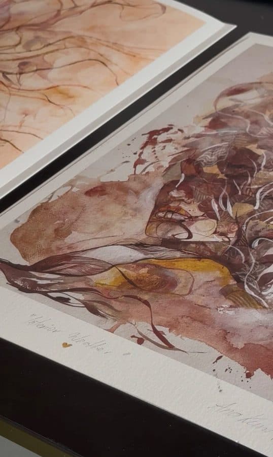 Ana Kuni signature and edition number on Interior Weather limited edition archival print